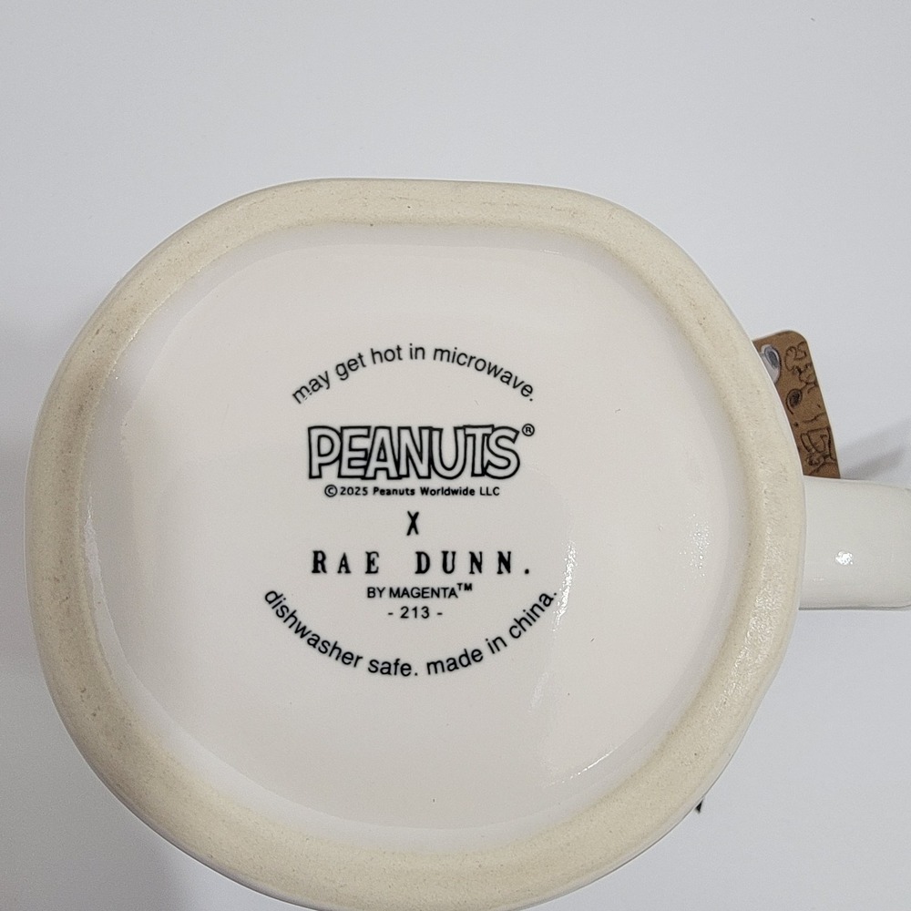 NEW! Rae Dunn Peanuts Snoopy "YOU DID IT!" 2025 Graduation 18 oz Mug 75YR NWT! - Picture 5 of 5